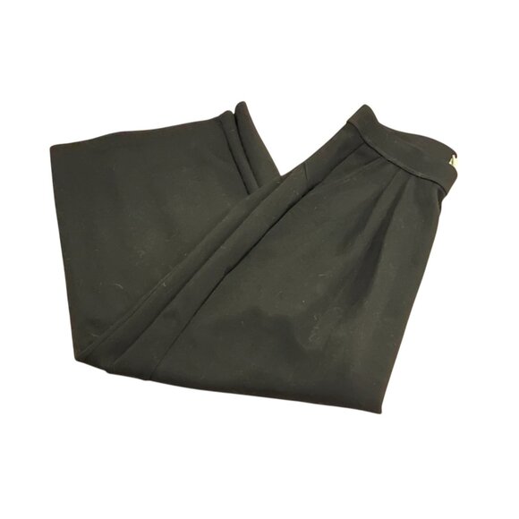 Halara High Waisted Pocket Wide Leg Work Pants Sz XL Womens Black Thick Soft Mat - Picture 3 of 16